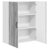 Wall Cabinet PORTO Grey Sonoma 80 x 31 x 100 cm Engineered Wood 885501