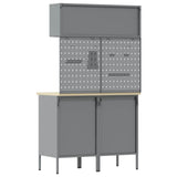 Work Cabinet Set with Drawer with Shelf with Storage 5 pcs Red 3321427