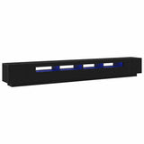 TV Cabinet Set 3 pcs Black 300 x 35 x 40 cm Engineered Wood 3333065