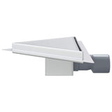 2 in 1 Triangle Shower Drain Silver 32 x 32 x 7.5 cm 42015936
