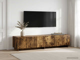 TV Stand 140 x 34.5 x 40 cm Smoked Oak Engineered Wood 8011581