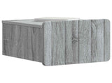 Wall-Mounted Bedside Cabinet 2 pcs Grey Sonoma Engineered Wood 898268
