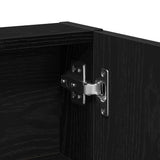Dressing Table Black Oak 80 x 35 x 132 cm Engineered Wood 868882