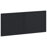 Wall-Mounted Headboard EDE Black Engineered Wood 896086