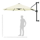 Parasol Sand Polyester, Metal 300 cm diameter Tiltable Parasol 44863