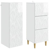 Cabinet Set 2 pcs High Gloss White 33 x 34.5 x 90 cm 3416731