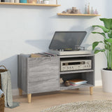 Record Cabinet Grey Sonoma 84.5x38x48 cm Engineered Wood 831947