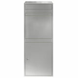 Parcel Drop Box Silver 47.5 x 38 x 59 cm Galvanised Steel 874938