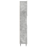 Bathroom Cabinet with Open Shelf ZWOLLE Concrete Grey 896378