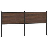 Replace Headboard Brown Oak 180 cm Engineered Wood and Steel 4007801