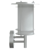 Outdoor Wall Lights 2pcs Silver Stainless Steel 4006285