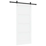 Sliding Door ORKDAL White 86 x 198.5 cm Solid Pine Wood 3333791