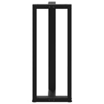 ZNTS Bar Table Legs T-Shaped 2 pcs Black 40x35x cm Steel 4013084