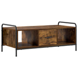 Coffee Table Smoked Oak 99.5 x 49 x 41 cm Engineered Wood 8013586