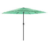 Garden Parasol with Steel Pole Green 248x248x248 cm 4005091