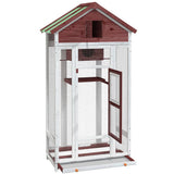 Bird House Mocha 91.5x53x170 cm Solid Wood Pine 172254