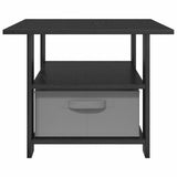 Coffee Table Black Oak 77 x 55 x 42 cm Engineered Wood 8000413