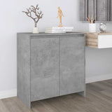 Sideboard Concrete Grey 70x41x75 cm Engineered Wood 809741