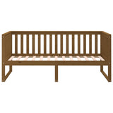 Day Bed without Mattress Honey Brown 100x200 cm Solid Wood Pine 820889