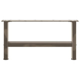 Coffee Table Legs Natural Steel 2 pcs 70x cm Steel 4013271