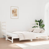 Pull-out Day Bed without Mattress White 2x cm 3124763