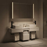Bathroom Cabinet Set 4 pcs White Engineered Wood 3406303