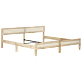 Bed Frame without Mattress Solid Mango Wood 200 cm 288429