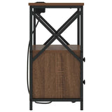 Bedside Cabinet 2 pcs Brown Oak 40 x 31 x 60 cm Engineered Wood 859569