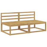 Outdoor Middle Sofa White 158 x 83 x 73 cm 901540