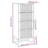 Highboard 40x30x95 cm Engineered Wood 352126