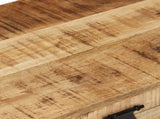 Storage Chest Solid Rough Mango Wood 328293