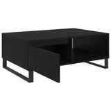 Coffee Table Black Oak 90 x 60 x 35 cm Engineered Wood 882591