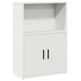 Bookcase White 60x24x85 cm Engineered Wood 860409