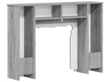 Fireplace Surround Grey Sonoma 93 x 20 x 89 cm Engineered Wood 8006630