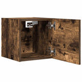 Wall Mounted TV Cabinet 4 pcs Smoked Oak 30.5x30x30 cm 815137