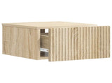 Wall-Mounted Bedside Cabinet 2 pcs Sonoma Oak 33 x 34.5 x 20 cm 898430