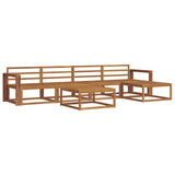Outdoor Sofa Set 6 pcs Natural Solid Acacia Wood 3367477