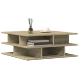 ZNTS Coffee Table Sonoma Oak 70x70x29 cm Engineered Wood 840746