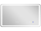 80 x 60 cm Bluetooth Bathroom Mirror - Silver-Tone T3398P343305