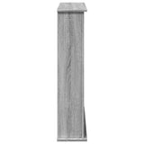 Fireplace Surround Grey Sonoma 75x20x87.5 cm Engineered Wood 854585