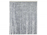 Fly Curtain Grey and Black and White 118x220 cm Chenille 4004882