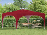 Pop-up Party Tent 290 x 290 x 245 cm Burgundy 42019851