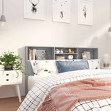 Headboard Cabinet Grey Sonoma 180x19x103.5 cm 817256