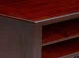 CornerTVCabinet Brown 80 x 40.5 x 45 cm Solid Mahogany Wood 42009930