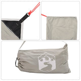 Beach Canopy with Sand Anchors Grey 304x300 cm 4008646