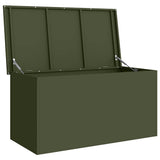 Garden Storage Cushion Box Steel 100 x 50.5 x 50 cm 220 874563