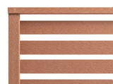 Fence Panel WPC 180x180 cm Brown 318109