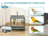 Parrot Cage, Travel Carry Pet Bird Cage, with Metal Handle T3398P349804