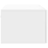 Wall-Mounted TV Cabinet High Gloss White 98 x 41 x 30 cm 898019