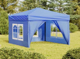 Folding Party Tent with Sidewalls Blue 2x2 m 93500